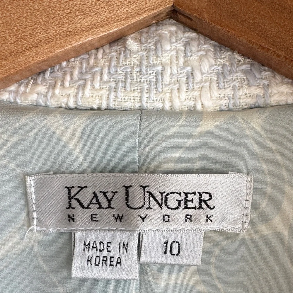 Kay Unger Tweed Blazer and Skirt Set - Picture 2 of 16